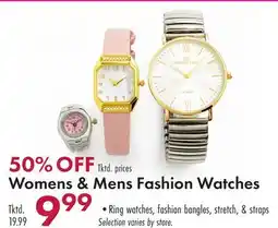 Boscov's Womens & Mens Fashion Watches offer