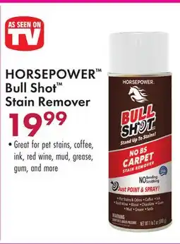 Boscov's HORSEPOWER Bull Shot Stain Remover offer