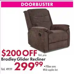 Boscov's Bradley Glider Recliner offer