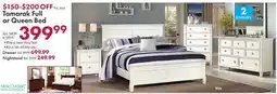 Boscov's Tamarak Full or Queen Bed offer