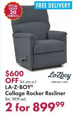 Boscov's LA-Z-BOY Collage Rocker Recliner offer