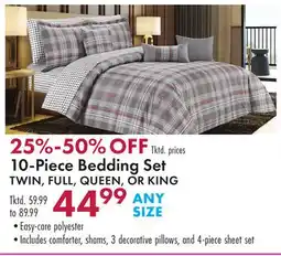 Boscov's 10-Piece Bedding Set offer