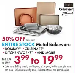 Boscov's ENTIRE STOCK Metal Bakeware offer