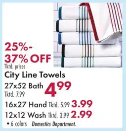 Boscov's City Line Towels offer