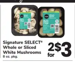 ACME Signature SELECT Whole or Sliced White Mushrooms offer