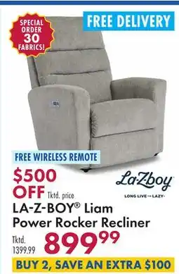 Boscov's LA-Z-BOY Liam Power Rocker Recliner offer