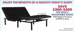 Boscov's ADJUSTABLE BASES With Mattress offer