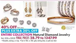Boscov's Natural Diamond Jewelry offer