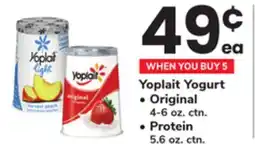 ACME Yoplait Yogurt Original 4-6 oz. ctn. Protein 5.6 oz. ctn offer