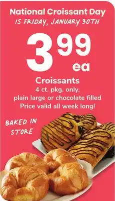 ACME Croissants offer