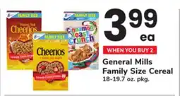 ACME General Mills Family Size Cereal offer