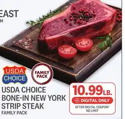 Kings Food Markets NEW YORK STRIP STEAK offer