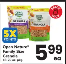 ACME Open Nature Family Size Granola offer