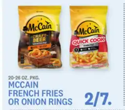 Kings Food Markets MCCAIN FRENCH FRIES OR ONION RINGS offer