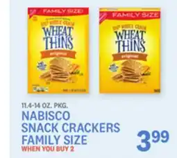Kings Food Markets NABISCO SNACK CRACKERS FAMILY SIZE offer
