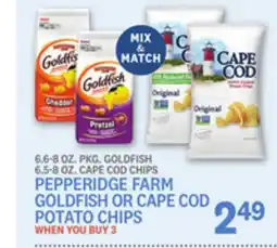 Kings Food Markets PEPPERIDGE FARM GOLDFISH OR CAPE COD POTATO CHIPS offer