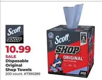 Runnings Disposable Original Shop Towels offer
