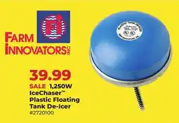 Runnings 1, 250W IceChaser Plastic Floating Tank De-Icer offer