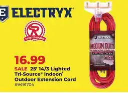 Runnings 25' 14/3 Lighted Tri-Source Indoor/Outdoor Extension Cord offer