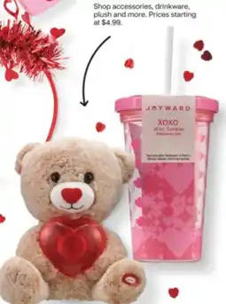 CVS Shop accessories, drinkware plush offer