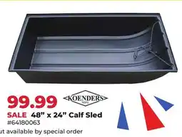 Runnings 48 x 24 Calf Sled offer