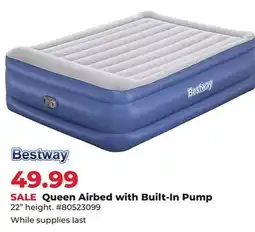 Runnings Queen Airbed with Built-In Pump offer