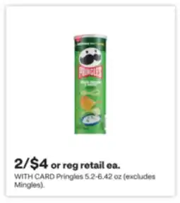 CVS Pringles 5.2-6.42 oz offer