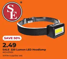 Runnings 220 Lumen LED Headlamp offer