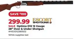 Runnings Optima D12 12 Gauge 28 Over & Under Shotgun offer