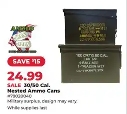 Runnings 30/50 Cal. Nested Ammo Cans offer