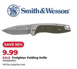 Runnings Freighter Folding Knife offer