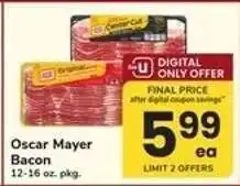 Safeway Oscar Mayer Bacon offer