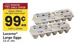 Safeway Lucerne Large Eggs offer