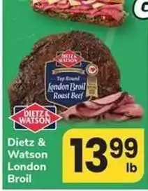 Safeway Dietz & Watson London Broil offer
