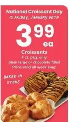 Safeway Croissants offer