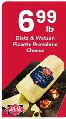 Safeway Dietz & Watson Picante Provolone Cheese offer
