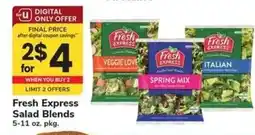Safeway Fresh Express Salad Blends offer