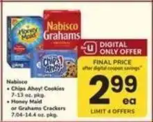 Safeway Nabisco Cookies or Crackers offer