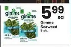 Safeway Gimme Seaweed offer