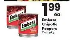 Safeway Embasa Chipotle Peppers offer