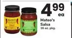 Safeway Mateo’s Salsa offer