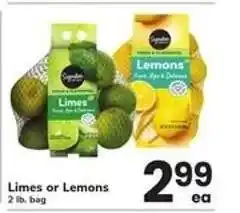 Safeway Limes or Lemons offer