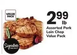 Safeway Signature Select Assorted Pork Loin Chop Value Pack offer