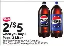 Stop&Shop Pepsi 2-Liter offer