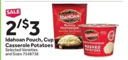 Stop&Shop Idahoan Pouch, Cup Casserole Potatoes offer