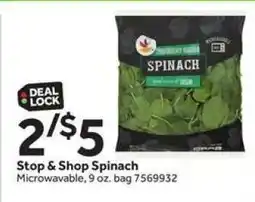 Stop&Shop Stop & Shop Spinach offer