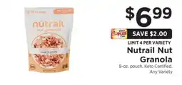 ShopRite NuTrail Nut Granola offer