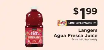Langers Agua Fresca Juice