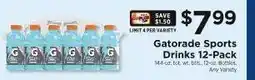 ShopRite Gatorade Sports Drinks 12-Pack offer