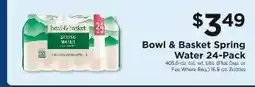 ShopRite Bowl & Basket Spring Water 24-Pack offer